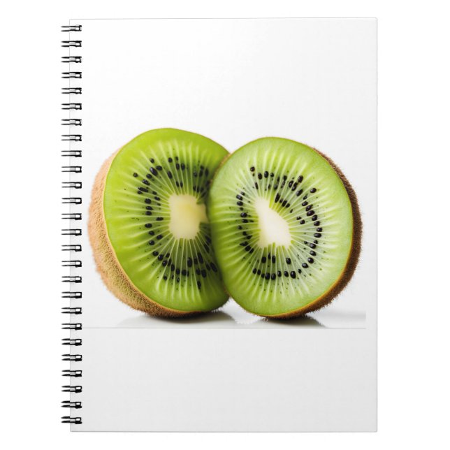 Caderno Espiral Fruta verde kiwi (Frente)