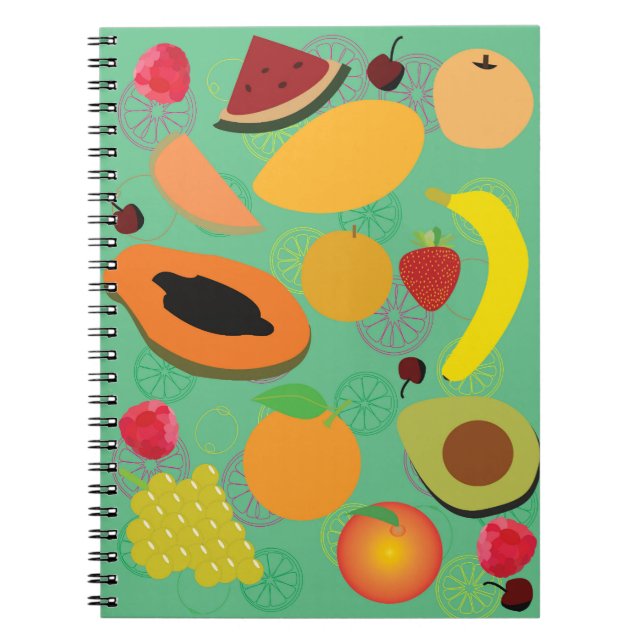 Caderno Espiral Frutas (Frente)