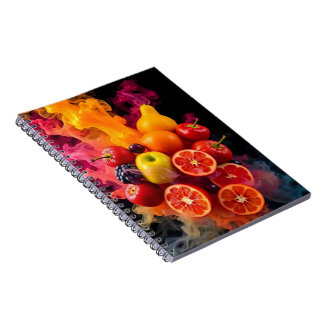 Caderno Espiral Frutas de belas artes