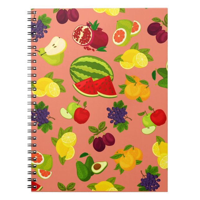 Caderno Espiral Frutas de Citrus (Frente)