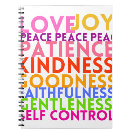 Caderno Espiral Frutas do Espírito