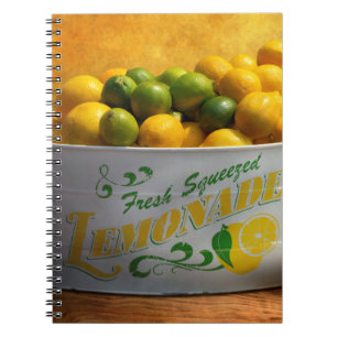 Caderno Espiral Frutas - Limões - Quando a vida lhe dá limões