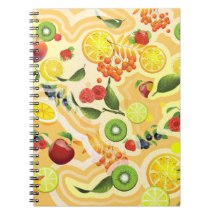 Caderno Espiral Frutas mistas 6