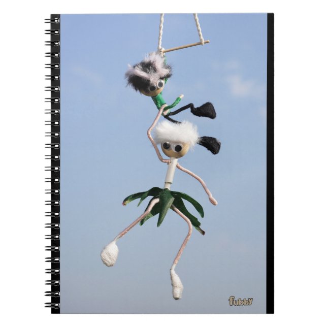 Caderno Espiral Fubby krachten, Hang in There, I got you (Frente)