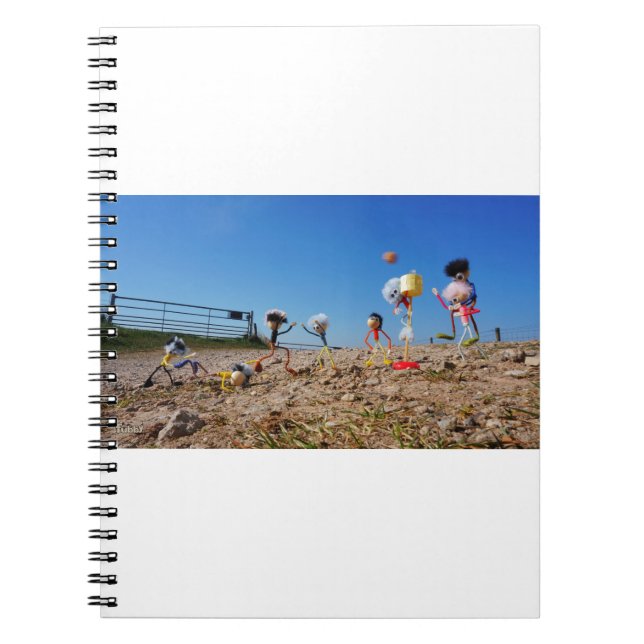 Caderno Espiral Fubby's die korfballen, winnen of verliezen. (Frente)