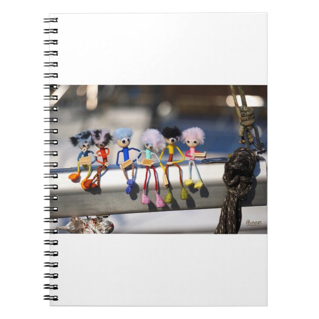 Caderno Espiral Fubby's op giek in 'Manhatten' poster. (Frente)