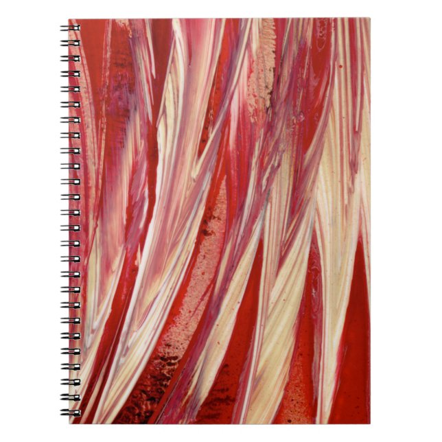 Caderno Espiral Fuchsia Feather Fringe (Frente)