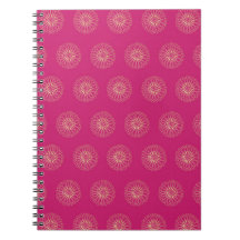 Fuchsia | Medalhões de Flor de Zínia Dourada