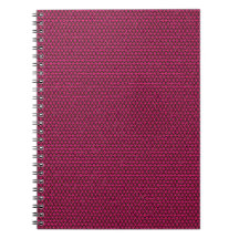 Fuchsia triângulos no notebook espiral preto
