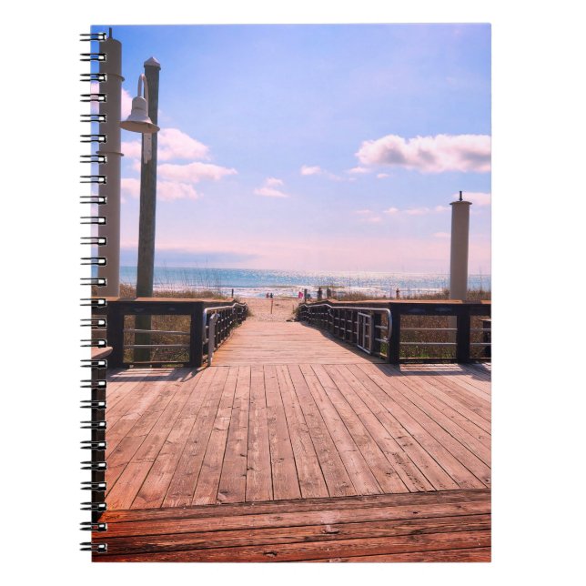Caderno Espiral Fuga de Praia (Frente)