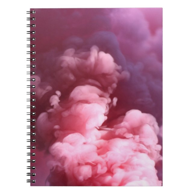 Caderno Espiral Fumo rosa (Frente)