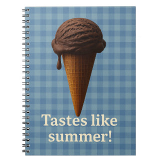 Caderno Espiral Fun Blue Spiral School Notebook