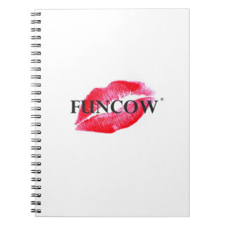 CADERNO ESPIRAL FUNCOW BEIJO ROSA
