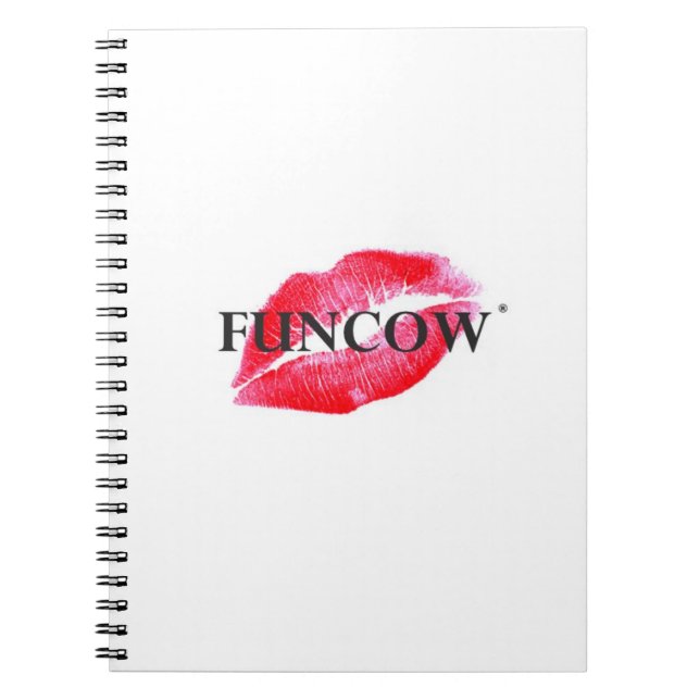 CADERNO ESPIRAL FUNCOW BEIJO ROSA (Frente)
