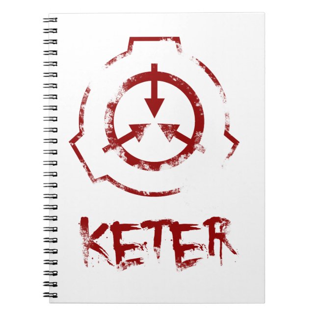 Caderno Espiral Fundação SCP: Keter (Frente)
