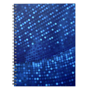 Caderno Espiral Fundo 3D Luxuoso De Destruição De Metal.