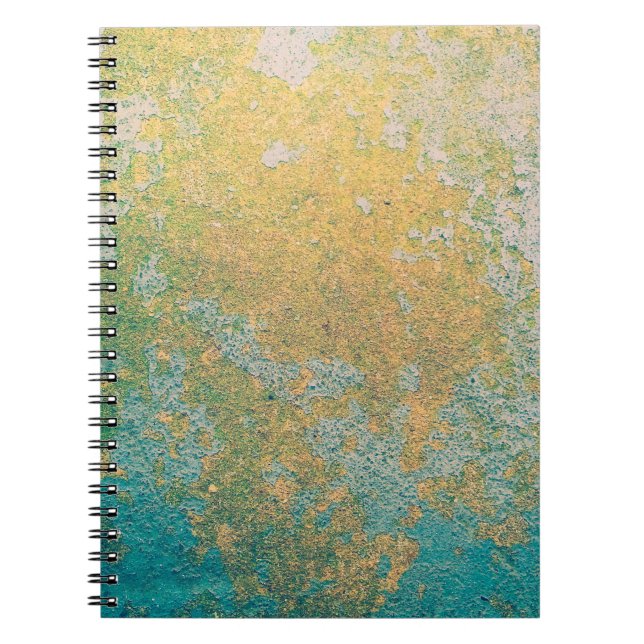 Caderno Espiral fundo abstrato (Frente)