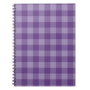 Caderno Espiral Fundo checkered violeta
