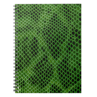 Caderno Espiral Fundo da Pele Cobra Exótica