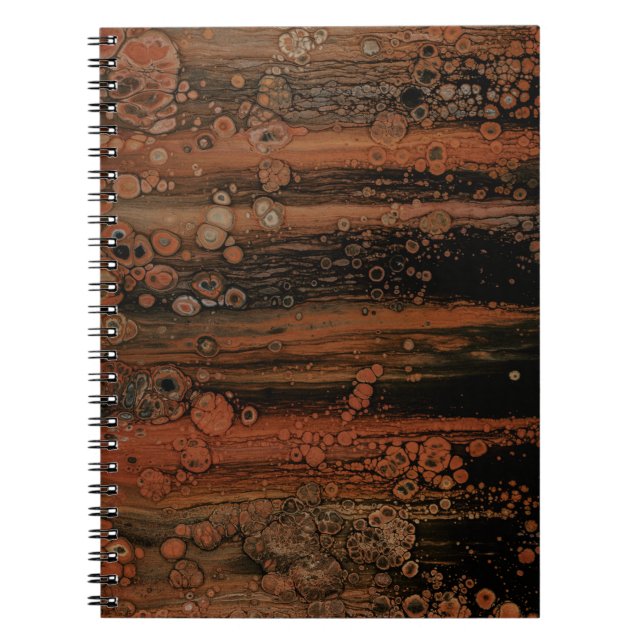 Caderno Espiral Fundo da Textura (Frente)