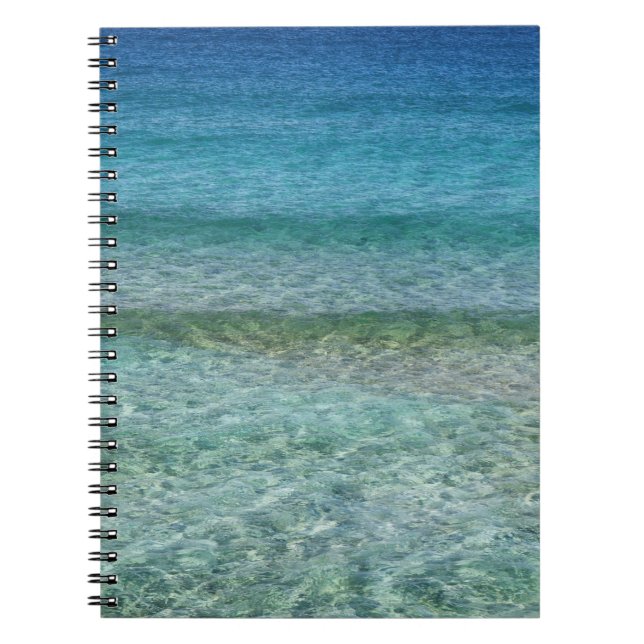 Caderno Espiral Fundo de abstrato Beach 42 (Frente)