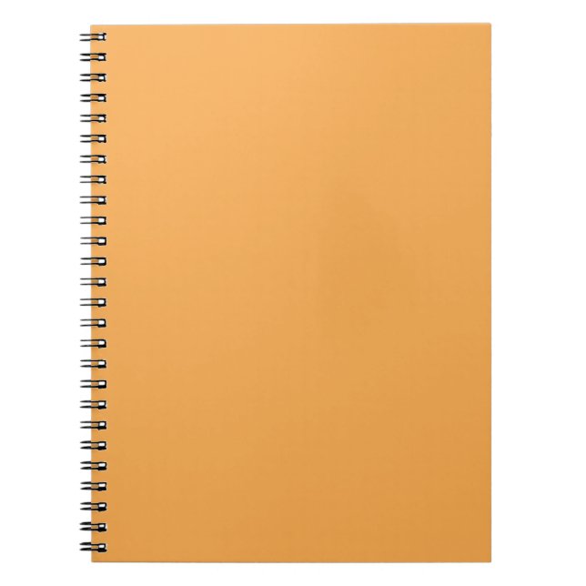 Caderno Espiral Fundo de decoração amarelo indiano pronto para per (Frente)