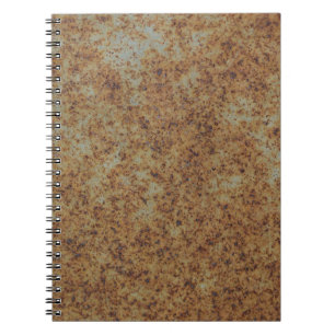 Caderno Espiral Fundo de ferrugem metálica antiga, abstrato,arte,a