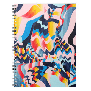 Caderno Espiral fundo digital de cinzas