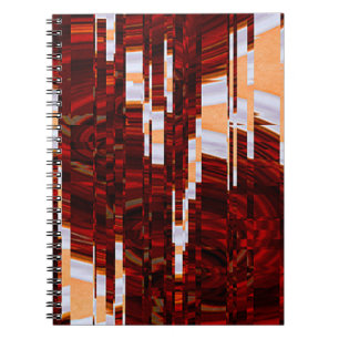 Caderno Espiral fundo do abstrato com glittabstr