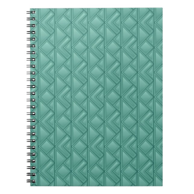 Caderno Espiral Fundo do mosaico (Frente)
