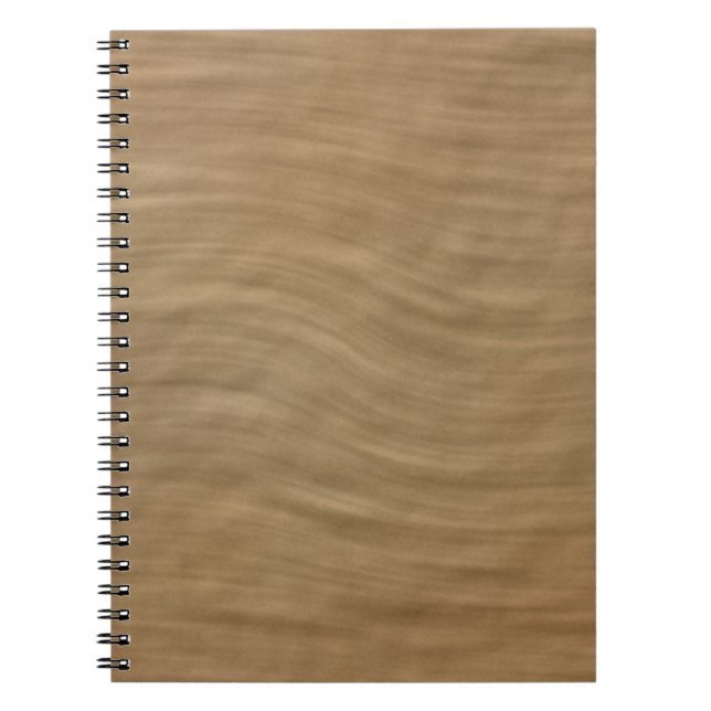 Caderno Espiral Fundo do Olhar Natural do Tan Sandstone (Frente)