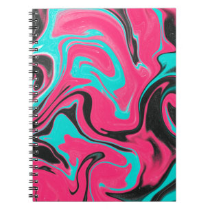 Caderno Espiral fundo do padrão abstrato com textura gradiente