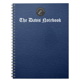 Caderno Espiral Fundo Minimalista Texturizado Azul Profundo