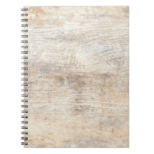 Caderno Espiral Fundo natural de textura de madeira, madeira de pa