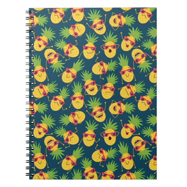 Caderno Espiral Fundo sem descontinuidades desenhado à mão com dr  (Frente)