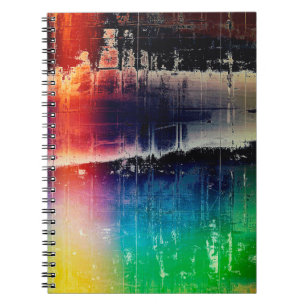 Caderno Espiral Fundo tradicional, textura arranhada w