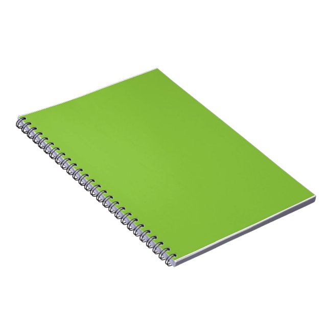 Caderno Espiral Fundo Verde Lima Plano – Textura Escolar (Lado Direito)