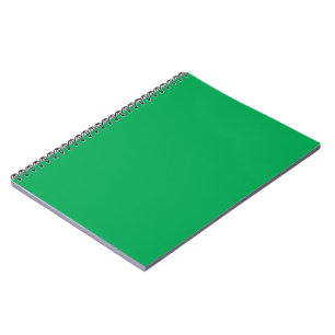 Caderno Espiral Fundo Verde surpreendente com Design de borda bran
