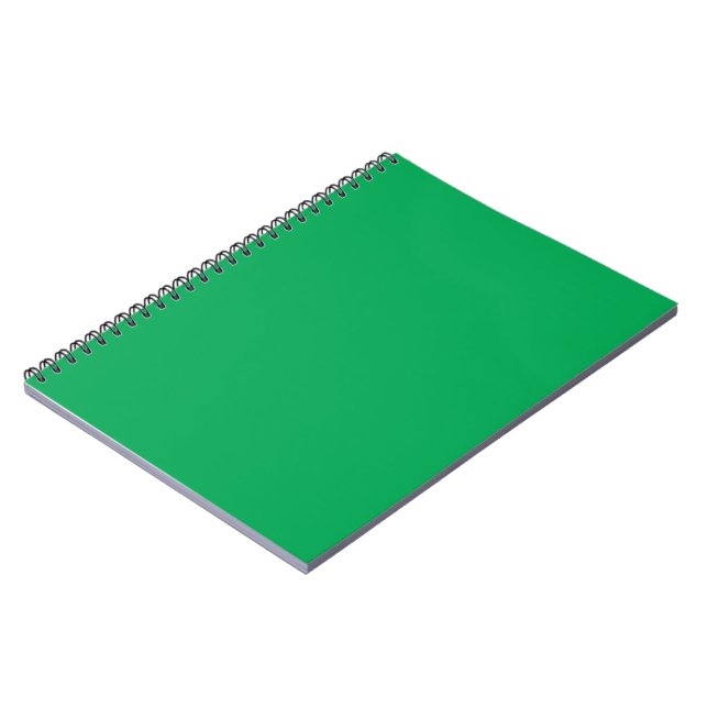 Caderno Espiral Fundo Verde surpreendente com Design de borda bran (Left Side)
