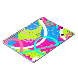 Caderno Espiral Funky Colorful Pop Art