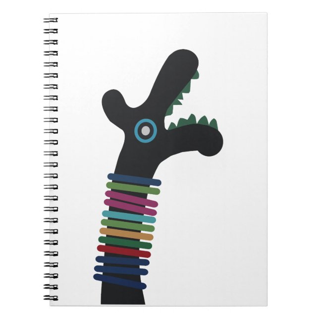 Caderno Espiral Funky Incrível Dino (Frente)
