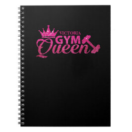 Caderno Espiral Funky Personalizado Quente Faux Glitter Queen