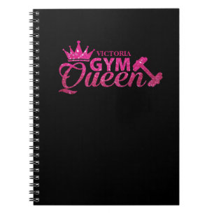 Caderno Espiral Funky Personalizado Quente Faux Glitter Queen