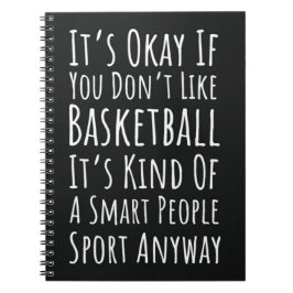 Caderno Espiral Funny Basketball Gifts Humor Player Sports Fan
