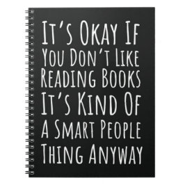 Caderno Espiral Funny Book Reading Gifts Nerd Reader Bookish