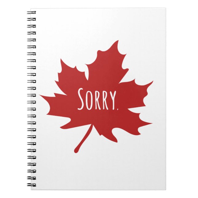 Caderno Espiral Funny Canadense (Frente)
