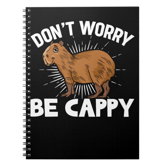 Caderno Espiral Funny Capybara Owner Capybara Pet (Frente)