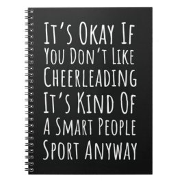 Caderno Espiral Funny Cheer Gift For Team Cheerleading Cheerleader