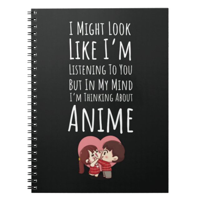 Caderno Espiral Funny Cool Anime Gifts Japan Japanese Kawaii (Frente)