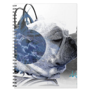Caderno Espiral funny frenchbulldogs icon